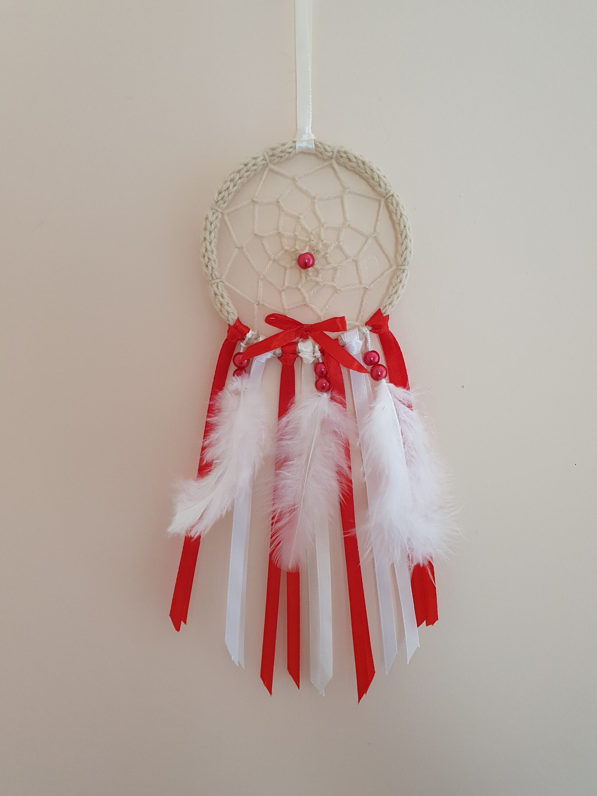 Mini attrape rêve Ruban & plumes – Image 5