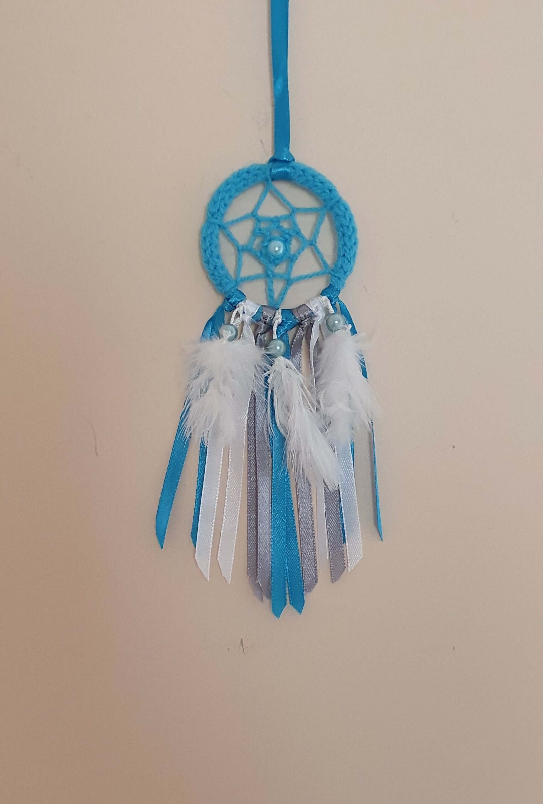 Mini attrape rêve Ruban & plumes – Image 4