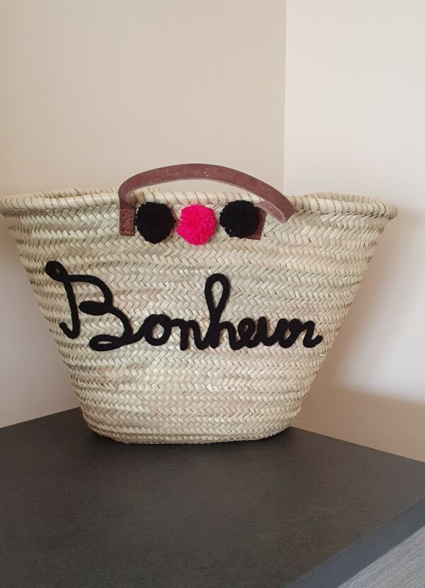 Panier de plage Bonheur