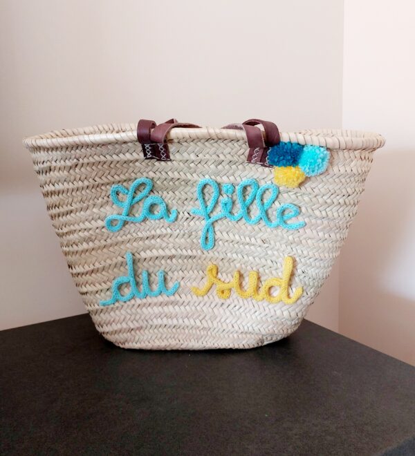 Panier de plage La fille du sud