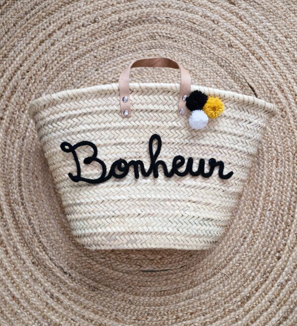 Panier de plage Bonheur