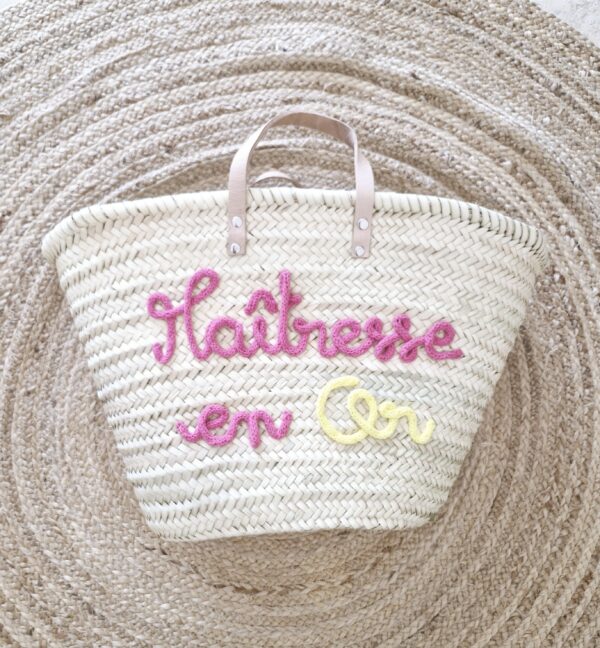 Panier de plage Maitresse en Or