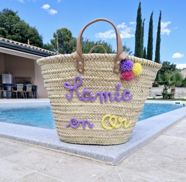 Panier de plage Mamie en Or – Image 2