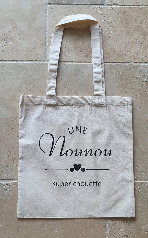 Tote Bag Une nounou super chouette