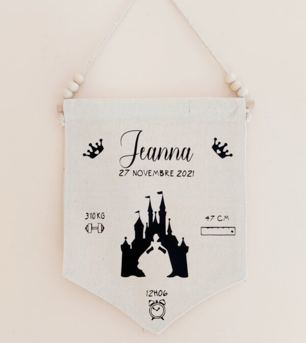 Fanion de naissance Princesse