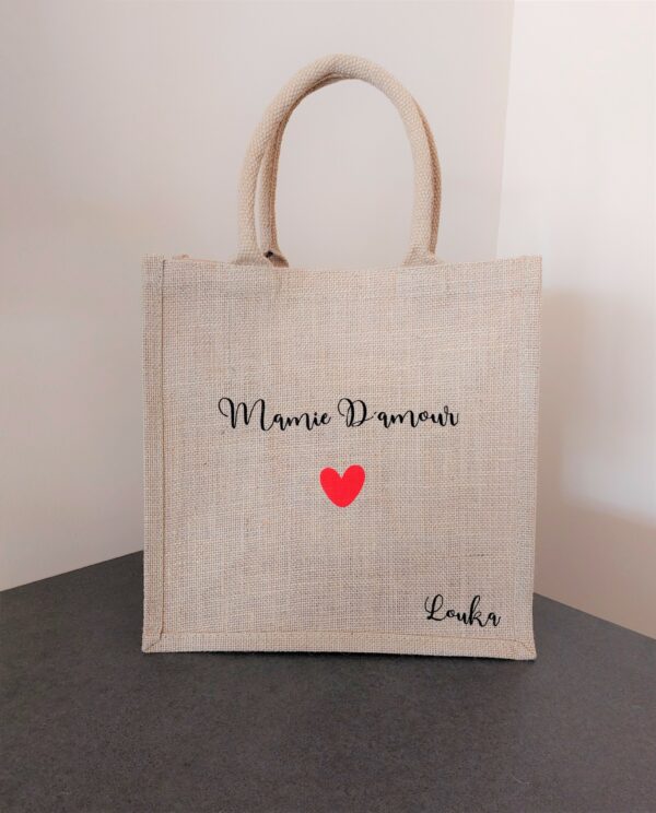 Sac Mamie d'amour & Prénom