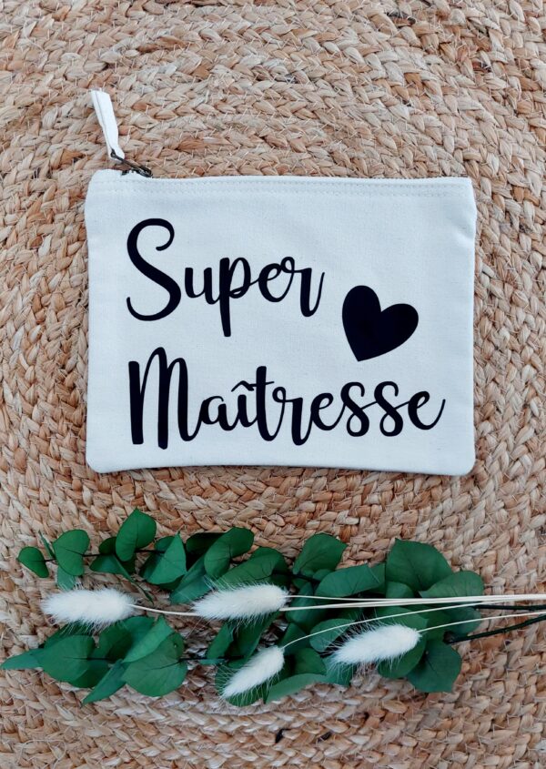 Pochette en coton <br>Super Maitresse