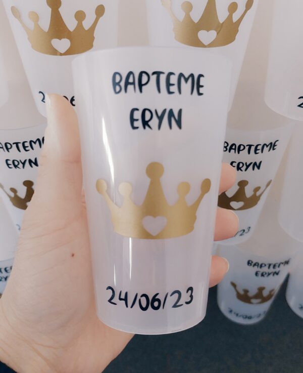 Gobelet Couronne Cœur
