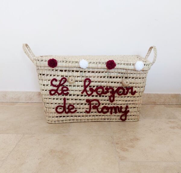 Malle de rangement 60 cm Le bazar de (+ le prénom)