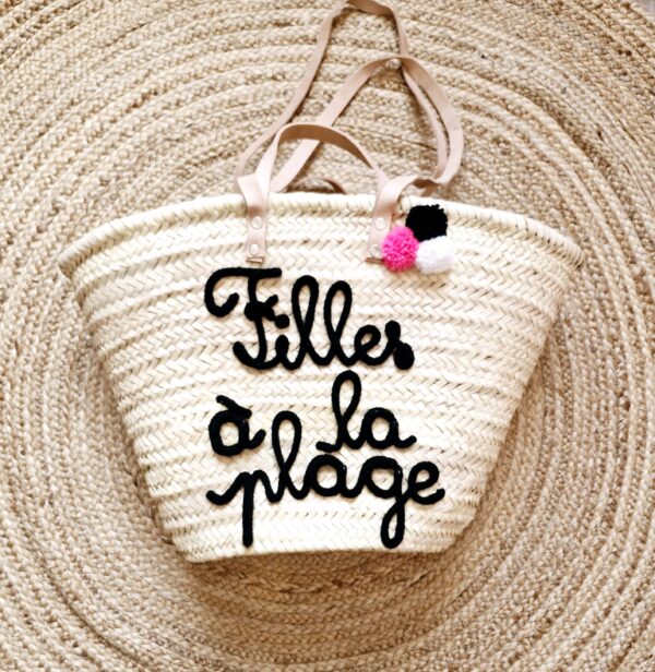 Panier de plage <br>Maman à la plage – Image 2