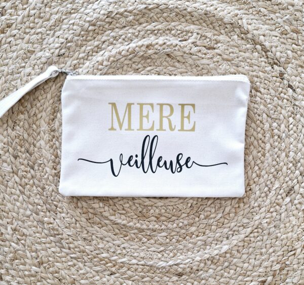 Pochette en coton <br>Mère veilleuse