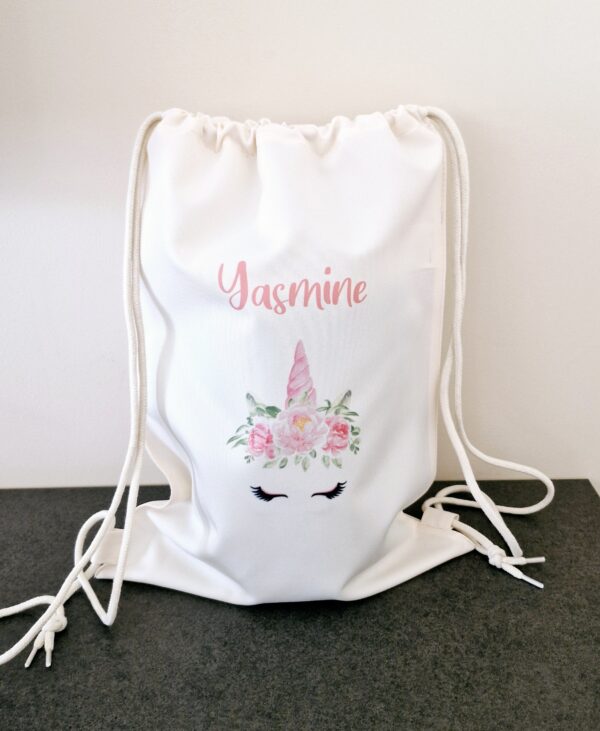 Sac à dos cordon <br> Licorne