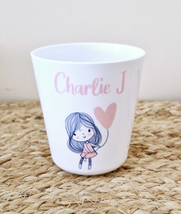 Gobelet Fille coeur – Image 2