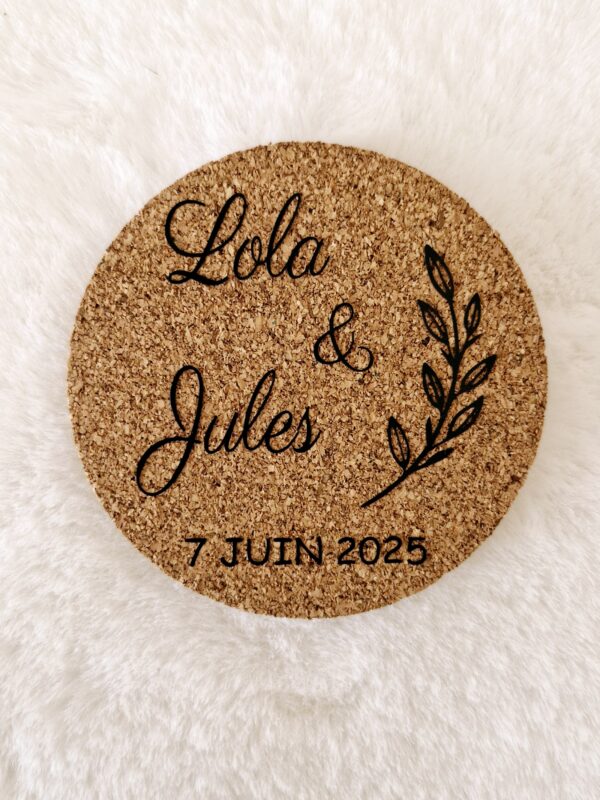 Sous bock Mariage