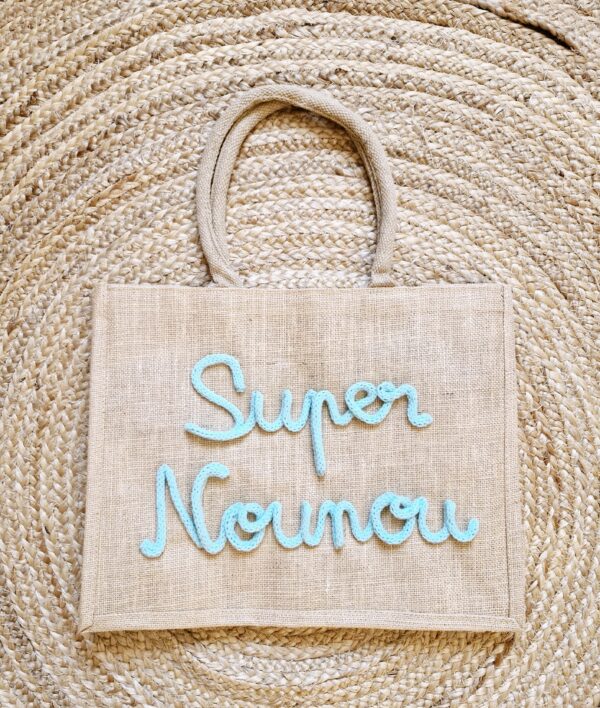 Sac en jute Super Nounou