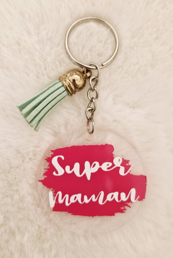 Porte clé Super Maman