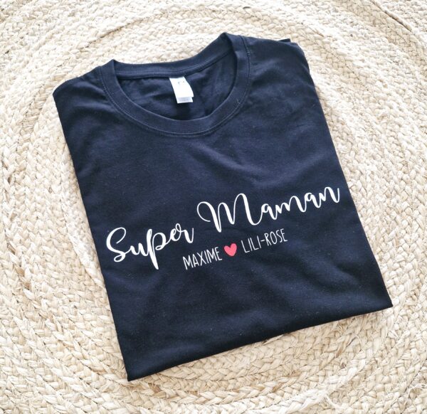 T-shirt Super Maman – Image 2