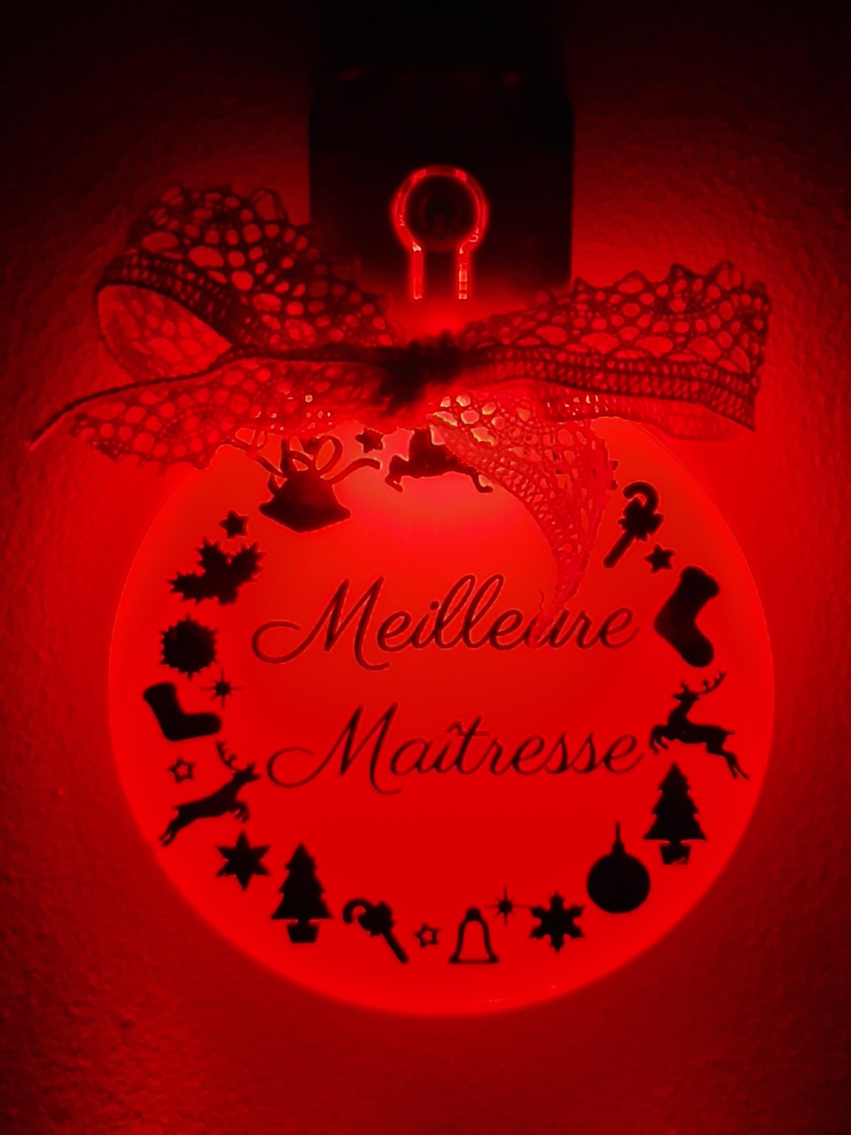 Boule Lumineuse Meilleure Maîtresse