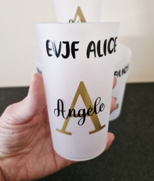 Gobelet EVJF + Prénom